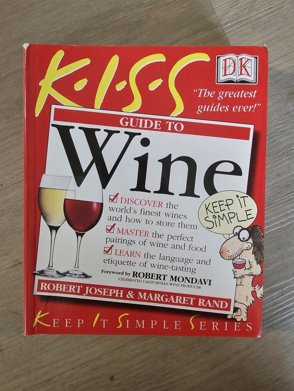DK "K-I-S-S" Wine Guide Softcover Book